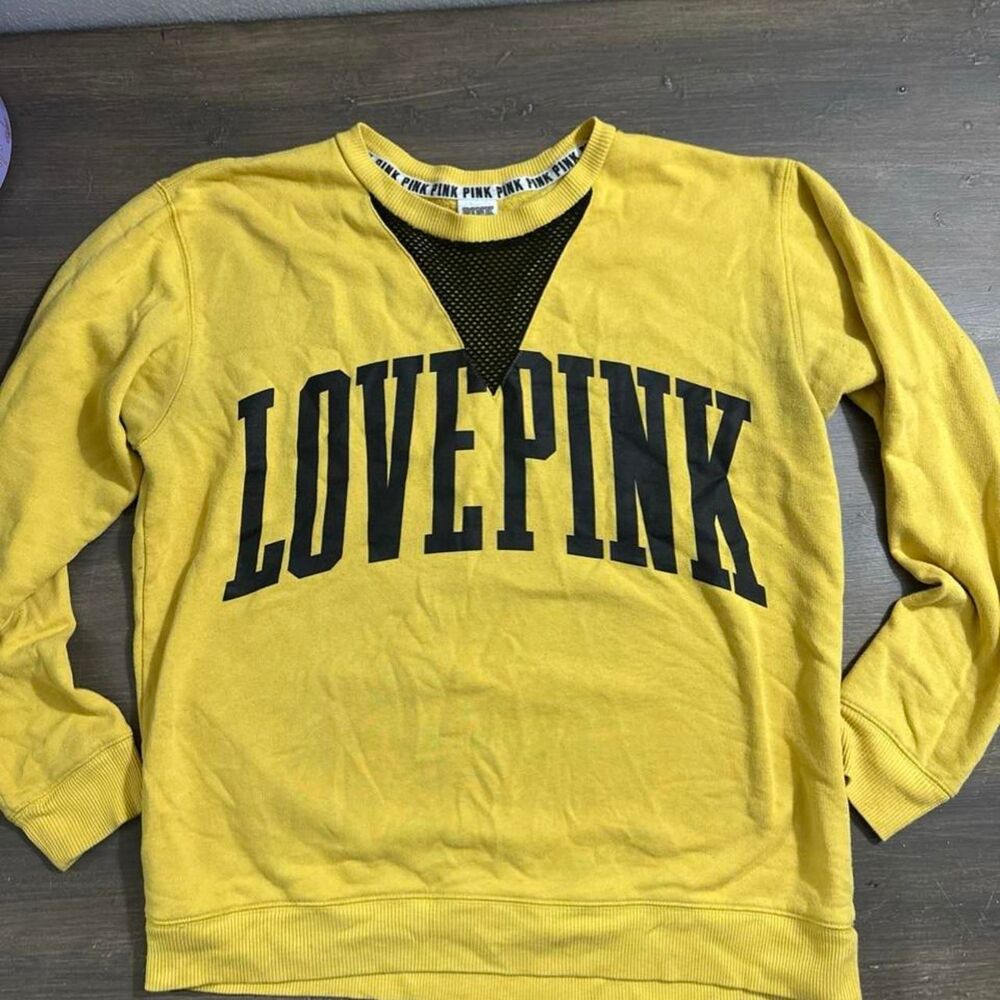 Victoria-s-secret Women's Yellow Sweatshirt